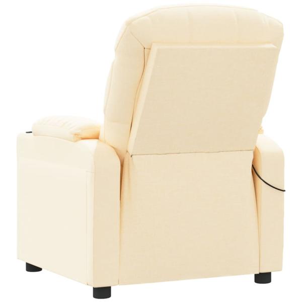 Massagesessel Elektrisch Creme Stoff
