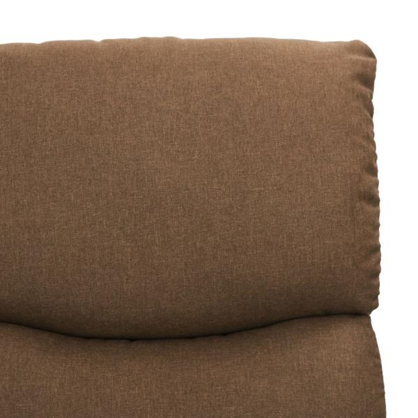 Massagesessel mit Aufstehhilfe Taupe Stoff