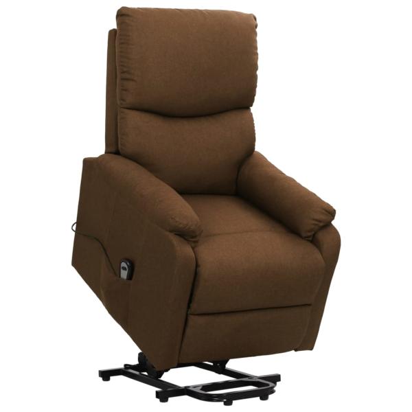 ARDEBO.de - Aufstehsessel Braun Stoff
