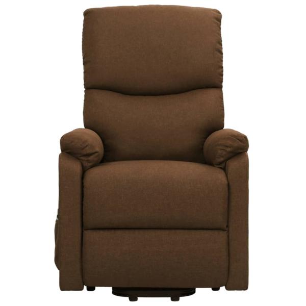 Aufstehsessel Braun Stoff