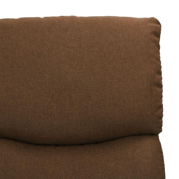Aufstehsessel Braun Stoff
