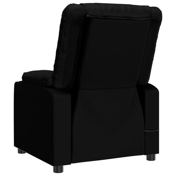 Massagesessel Elektrisch Schwarz Kunstleder