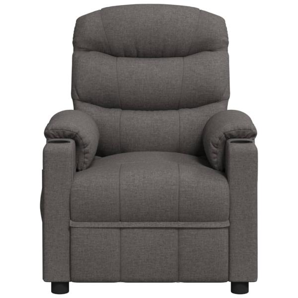 Relaxsessel Dunkelgrau Stoff