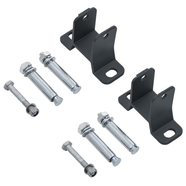 Markise Manuell Einziehbar mit Rollo & LED 3x2,5 m Anthrazit