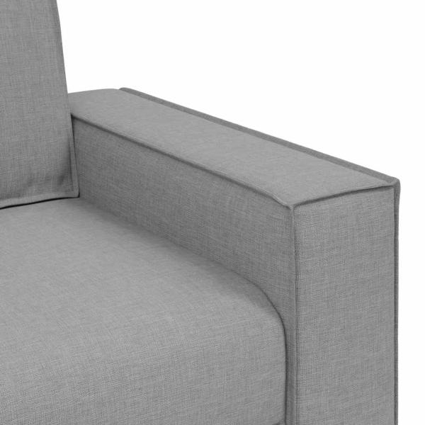 2-Sitzer Sofa Wolkengrau 140 cm Stoff