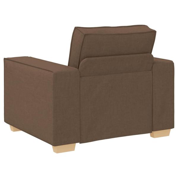 Sofa Stuhl Braun 100x78x84 cm Stoff