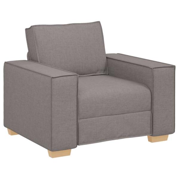 Sofa Stuhl Taupe 60 cm Stoff