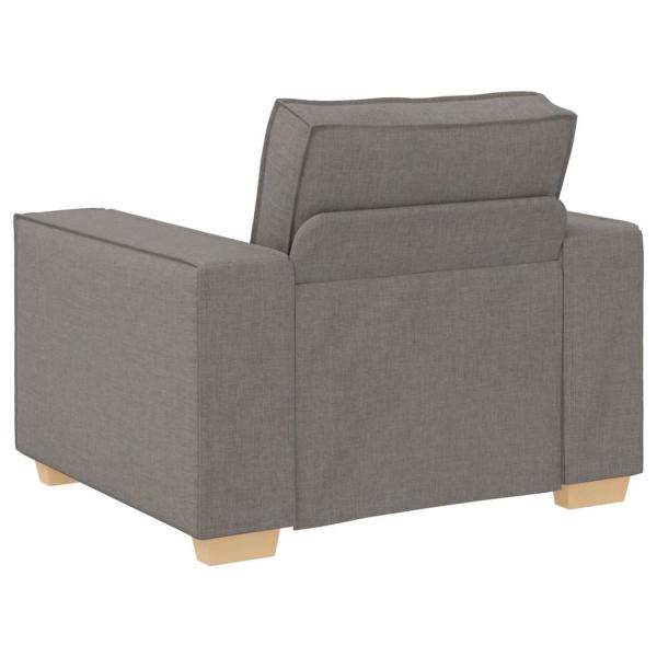 Sofa Stuhl Taupe 60 cm Stoff