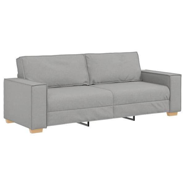 3-Sitzer-Sofa Wolkengrau 180 cm Stoff