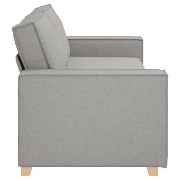 3-Sitzer-Sofa Wolkengrau 180 cm Stoff