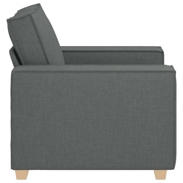 Sofa Stuhl Dunkelgrau 60 cm Stoff