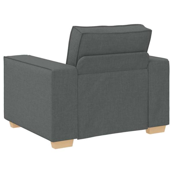 Sofa Stuhl Dunkelgrau 60 cm Stoff