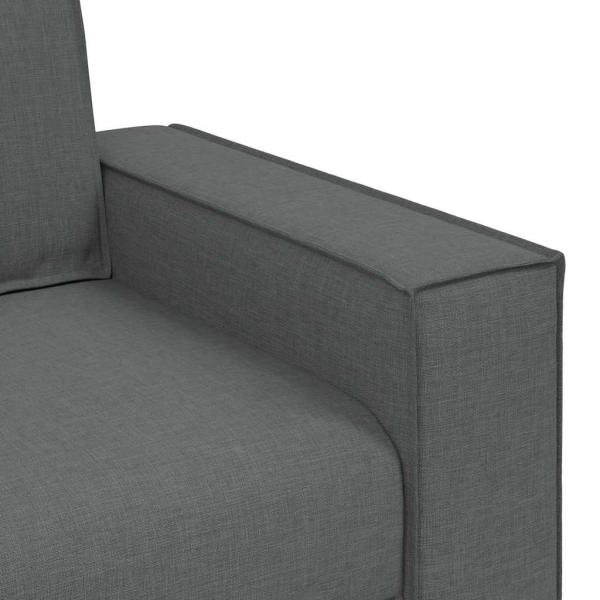 Sofa Stuhl Dunkelgrau 60 cm Stoff