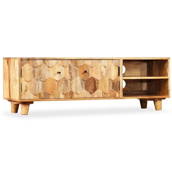 TV-Schrank Massivholz Mango 118x35x40 cm