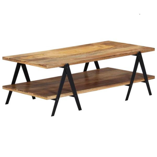 Couchtisch 115x60x40 cm Massivholz Mango