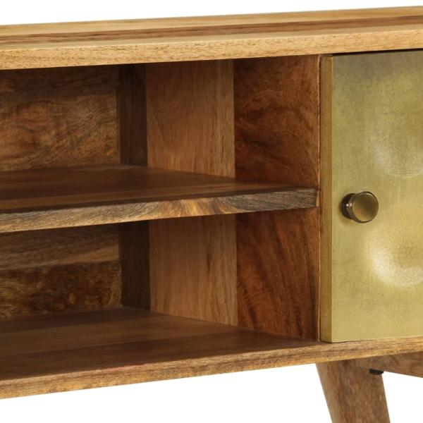 TV-Schrank Massivholz Mango 120x30x45 cm