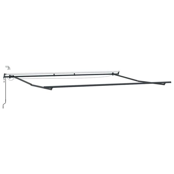 Automatische Einziehbare Markise mit LED Weiß 500x300 cm