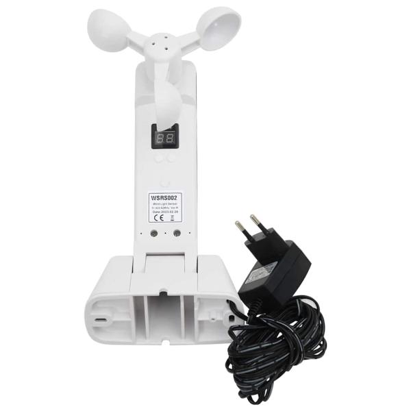 Automatische Einziehbare Markise mit LED Weiß 500x300 cm