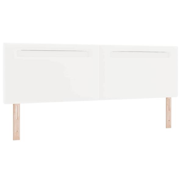 Boxspringbett mit Matratze Weiß Super King Kunstleder