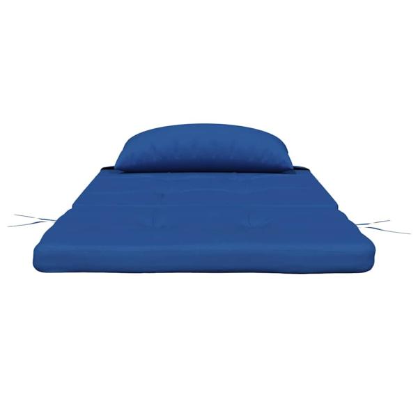 Blaues Kissenset Blau Baumwolle, Holz Standard Kissenset