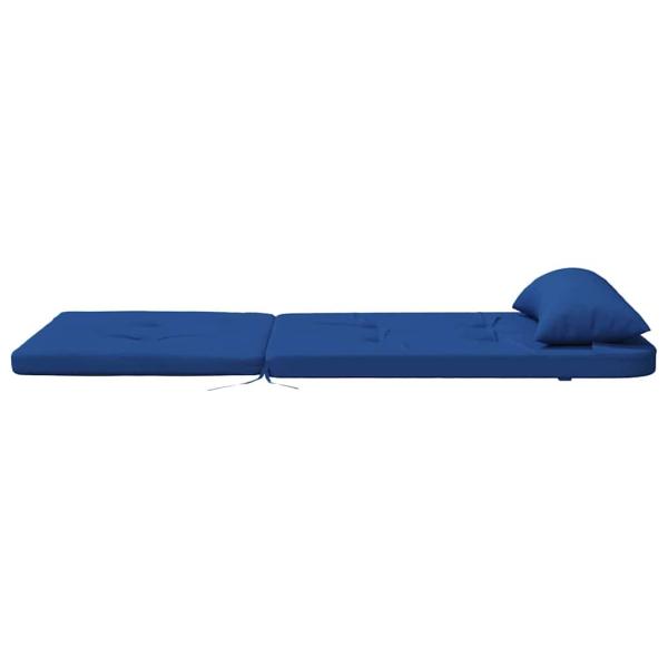 Blaues Kissenset Blau Baumwolle, Holz Standard Kissenset
