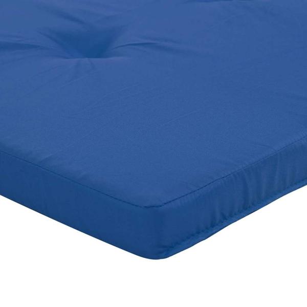 Blaues Kissenset Blau Baumwolle, Holz Standard Kissenset