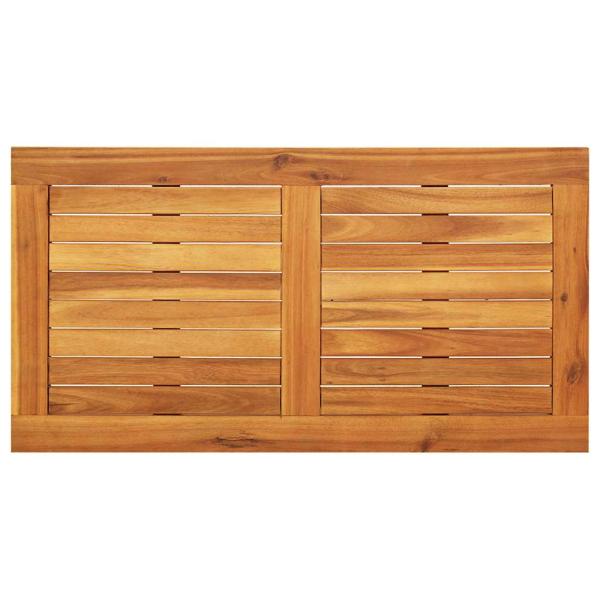 Outdoor-Sofa-Set - Schwarz Rattan, Holz Mittel Langlebig