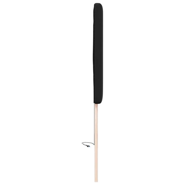 LED Kopfteil Schwarz 90 cm Kunstleder
