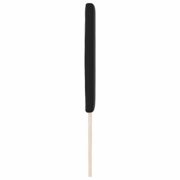 Kopfteil Einfarbig Schwarz 100 cm Kunstleder