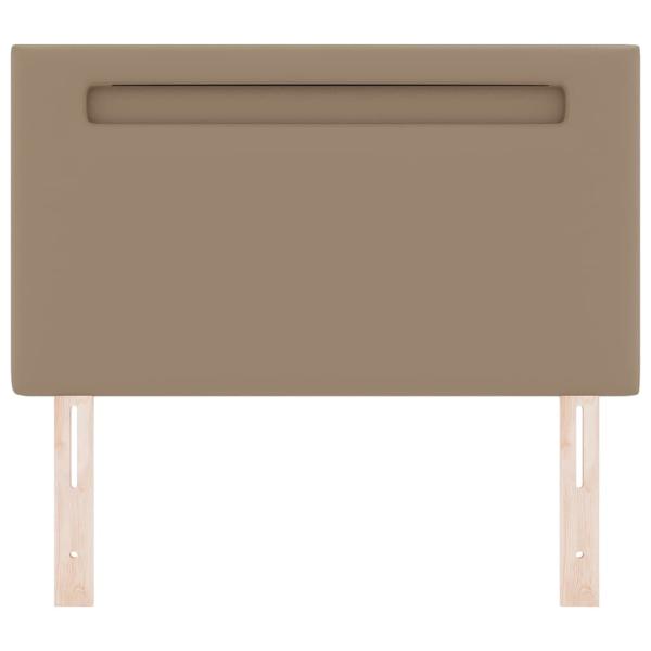 Kopfteil Einfarbig Cappuccinobraun 100 cm Kunstleder