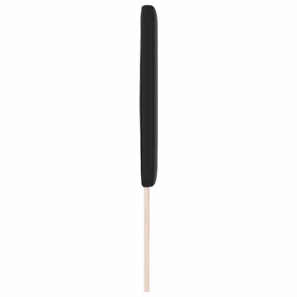Kopfteil Einfarbig Schwarz 140 cm Kunstleder