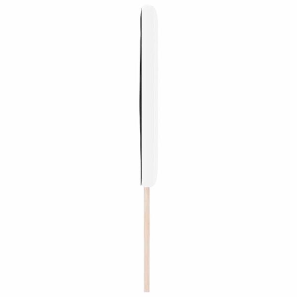 Kopfteil Einfarbig Weiß 140 cm Kunstleder