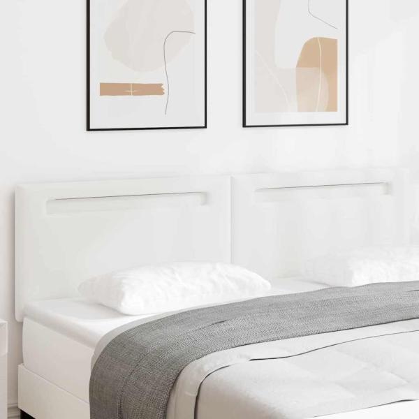 ARDEBO.de - Kopfteil Einfarbig Weiß 180 cm Kunstleder
