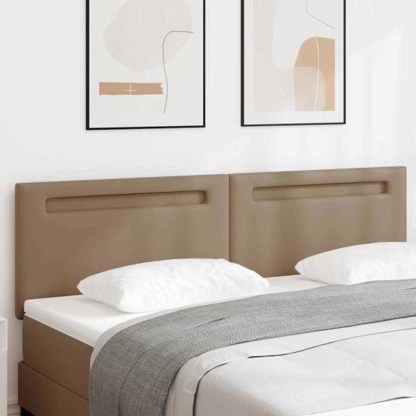 ARDEBO.de - Kopfteil Einfarbig Cappuccinobraun 180 cm Kunstleder
