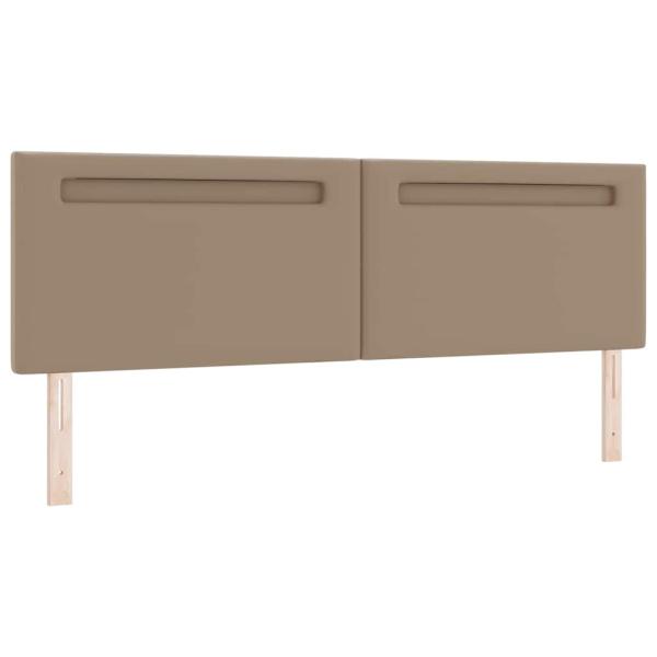 Kopfteil Einfarbig Cappuccinobraun 180 cm Kunstleder