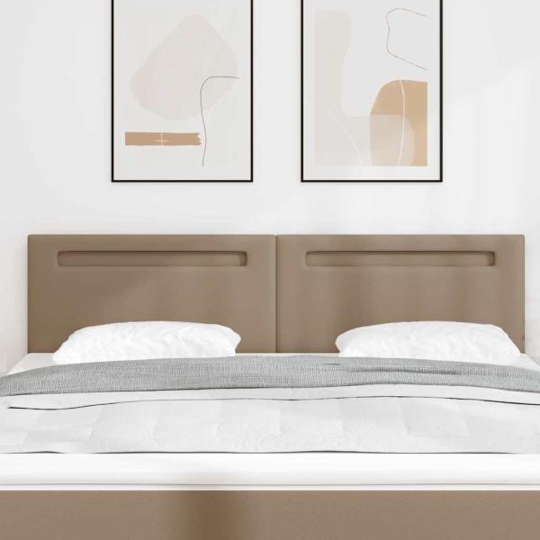 Kopfteil Einfarbig Cappuccinobraun 180 cm Kunstleder