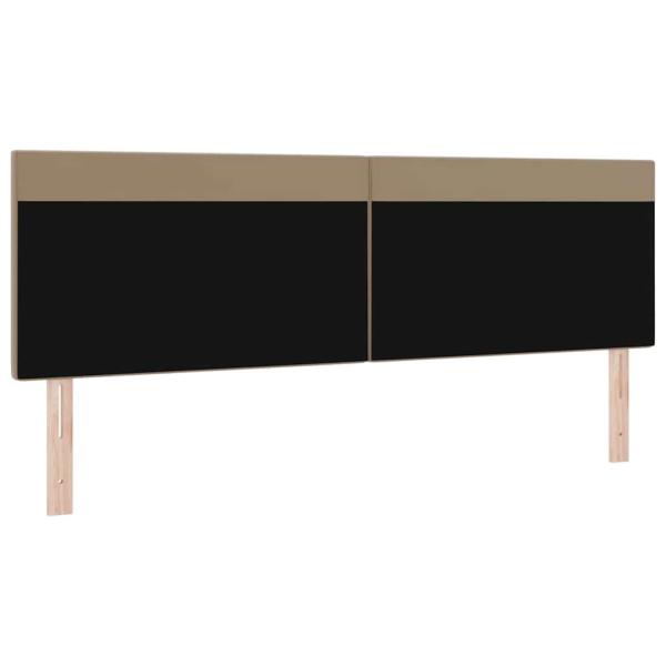 Kopfteil Einfarbig Cappuccinobraun 180 cm Kunstleder
