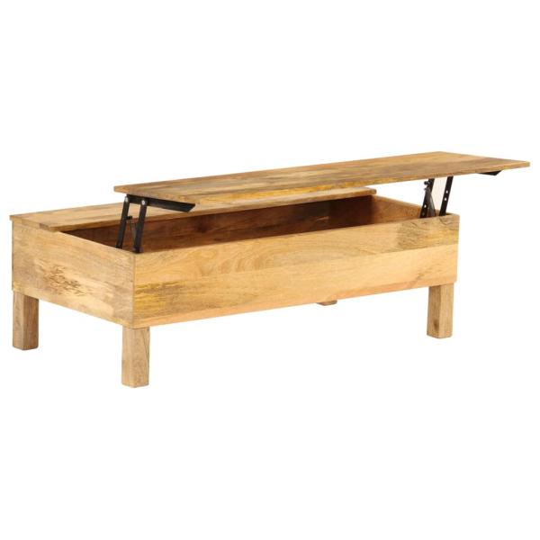 ARDEBO.de - Couchtisch Massivholz Mango 110x55x35 cm