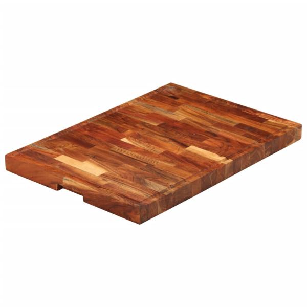 ARDEBO.de - Schneidebrett 60x42x4 cm Massivholz Akazie