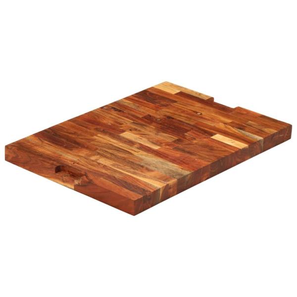 Schneidebrett 60x42x4 cm Massivholz Akazie