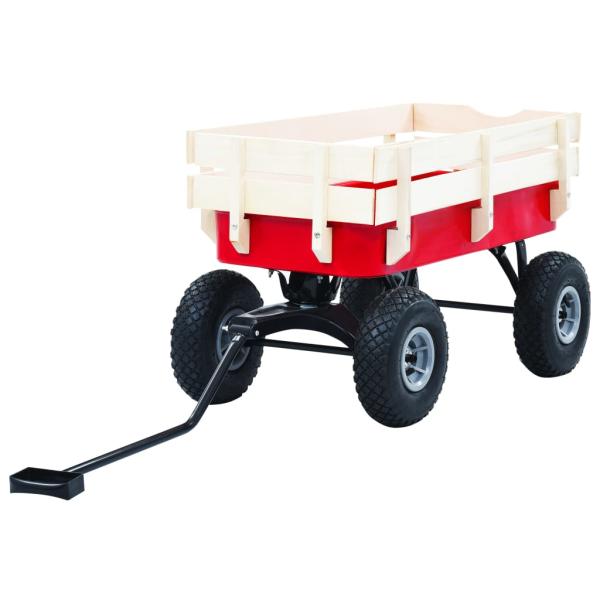 ARDEBO.de - Handwagen 150 kg Rot