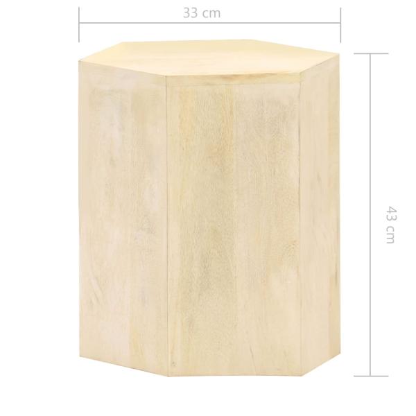 3-tlg. Couchtisch-Set Massivholz Mango