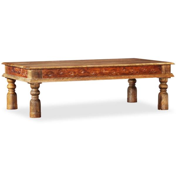 Couchtisch Massivholz Mango Akazie 110x60x38 cm