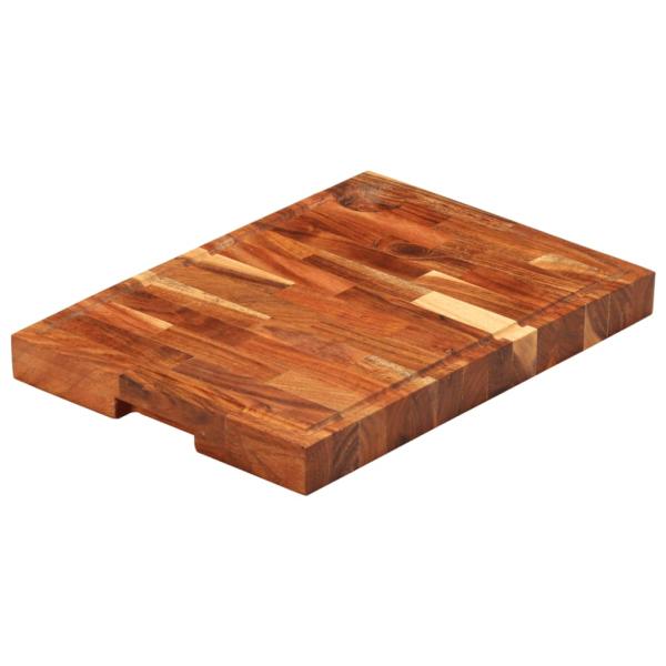ARDEBO.de - Schneidebrett 42x30x4 cm Massivholz Akazie