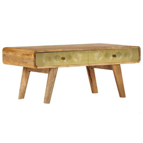 Couchtisch Massivholz Mango 90x50x40 cm
