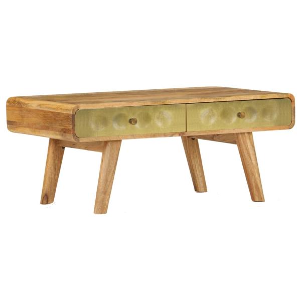 Couchtisch Massivholz Mango 90x50x40 cm