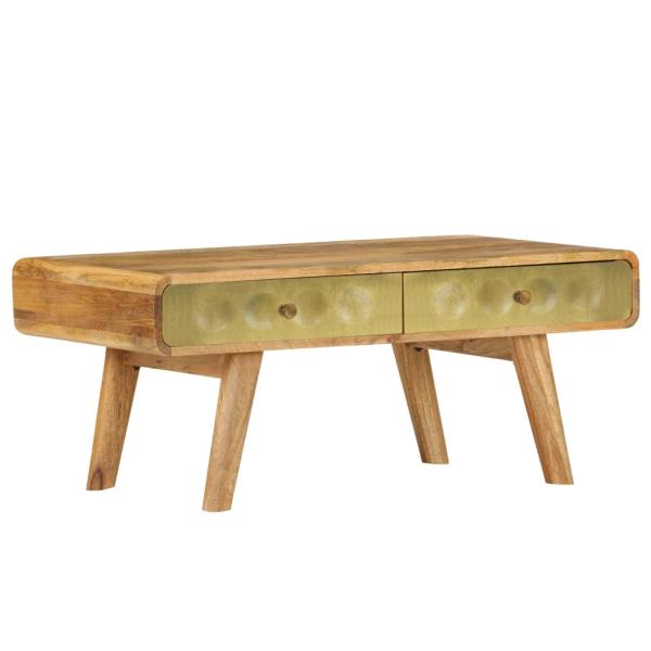 Couchtisch Massivholz Mango 90x50x40 cm