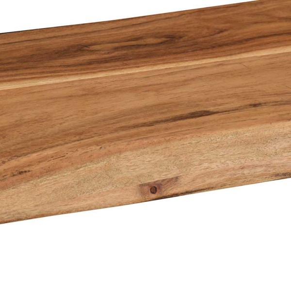 Wandregale 2 Stk. 60x20x3,5 cm Massivholz Akazie