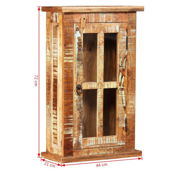 Wandschrank Altholz Massiv 44x21x72 cm