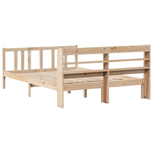 Bettgestell mit Kopfteil ohne Matratze 135x190 cm